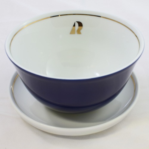 Kahla Musli Bowl with Plate 14cm - Navy
