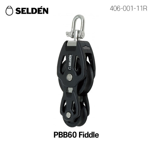 [셀든] PBB60 Fiddle Block (요트블록 316 스텐 도르래 도르레 클라이밍)