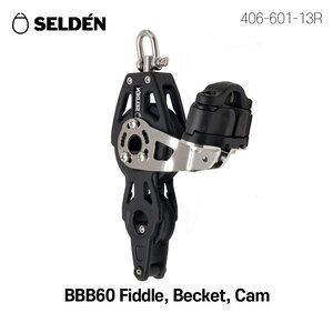 [셀든] BBB60 Fiddle Becket Cam Block (요트블록 316 스텐 도르래)